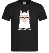 Мужская футболка No drama lama Черный фото