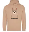 Жіноча толстовка (худі) Drama lama Пісочний Жіноча толстовка (худі) Drama lama Пісочний фото