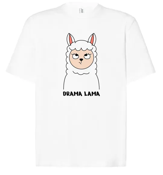 Футболка Оверсайз Drama lama Белый фото