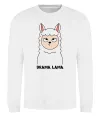 Свитшот Drama lama Белый Свитшот Drama lama Белый фото