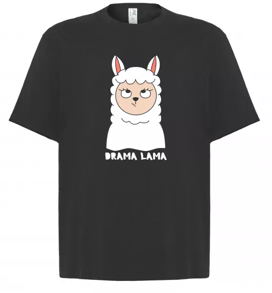 Футболка Оверсайз Drama lama Черный фото
