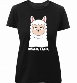 Жіноча преміум футболка Drama lama
