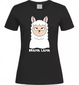 Женская футболка Drama lama Черный фото