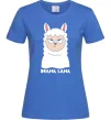 Женская футболка Drama lama Ярко-синий фото