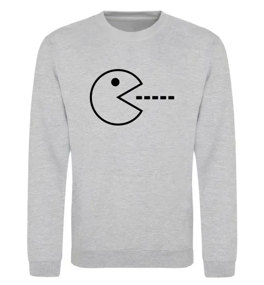 Свитшот Pacman Серый меланж фото