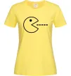 Женская футболка Pacman Лимонный фото