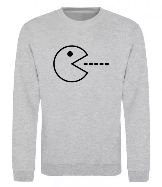 Свитшот Pacman Серый меланж фото