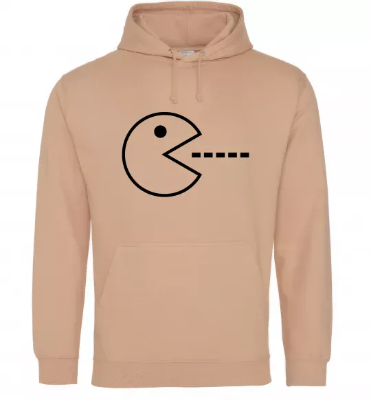 Жіноча толстовка (худі) Pacman Пісочний фото