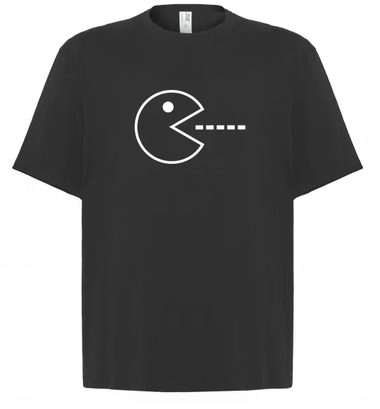 Футболка Оверсайз Pacman Черный фото