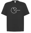 Футболка Оверсайз Pacman Черный фото
