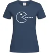 Женская футболка Pacman Темно-синий фото