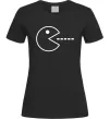 Женская футболка Pacman Черный фото
