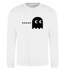 Свитшот Pacman привид Белый фото