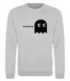 Свитшот Pacman привид Серый меланж фото
