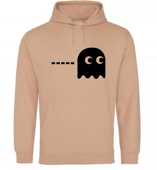 Мужская толстовка (худи) Pacman привид Песочный фото