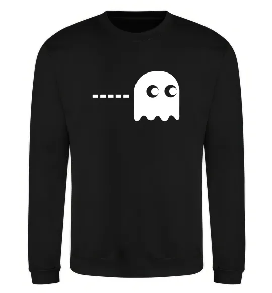 Свитшот Pacman привид Черный фото