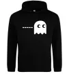 Мужская толстовка (худи) Pacman привид Черный фото
