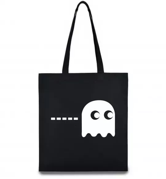 Эко-сумка Pacman привид Черный фото