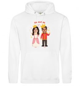 Женская толстовка (худи) Queen and King