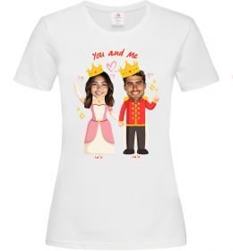 Женская футболка Queen and King