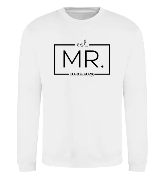 Свитшот До річниці весілля Mr. Белый фото