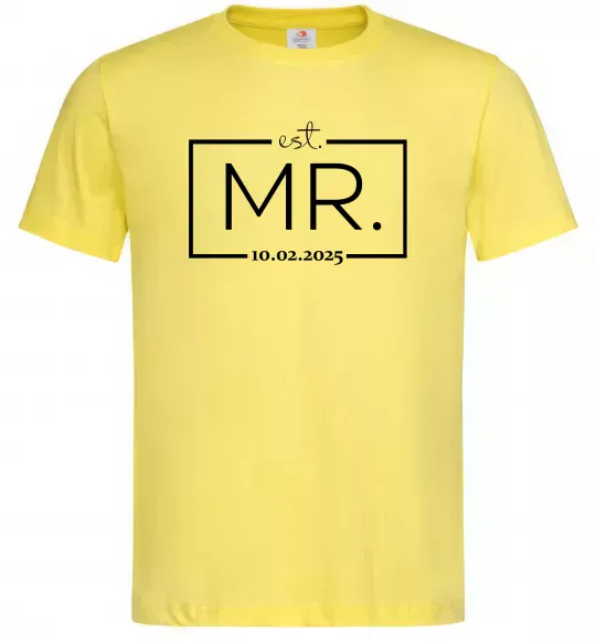 Мужская футболка До річниці весілля Mr. Лимонный фото