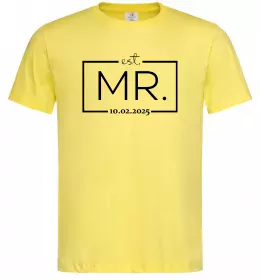 Мужская футболка До річниці весілля Mr. Лимонный фото