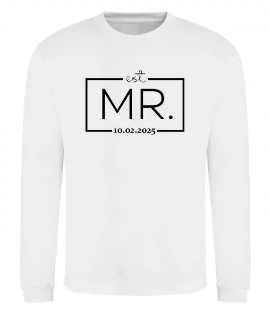 Свитшот До річниці весілля Mr. Белый фото