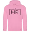 Чоловіча толстовка (худі) До річниці весілля Mr. Рожевий фото