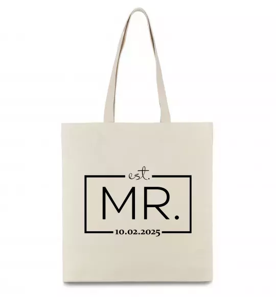 Еко-сумка До річниці весілля Mr. Бежевий фото