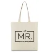 Еко-сумка До річниці весілля Mr. Бежевий Еко-сумка До річниці весілля Mr. Бежевий фото