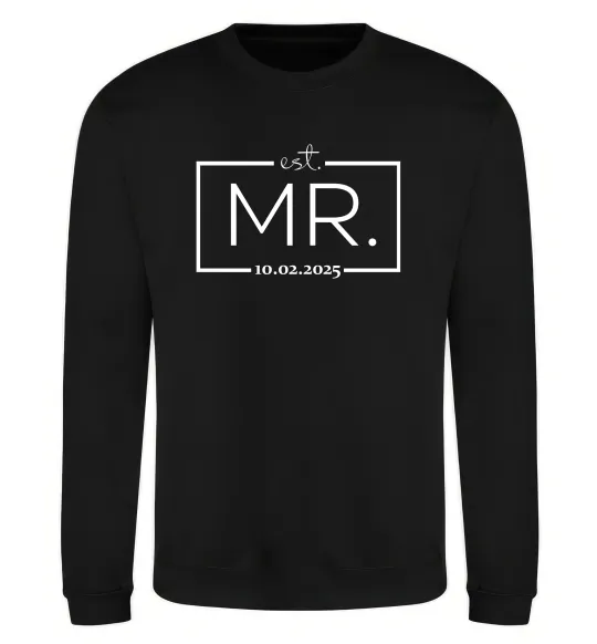 Свитшот До річниці весілля Mr. Черный фото