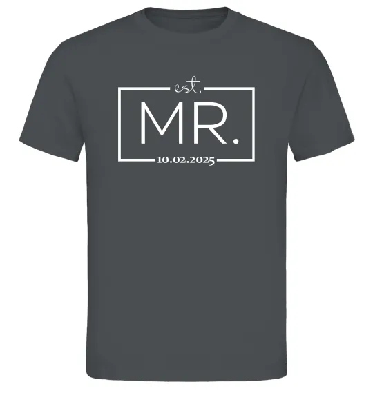 Мужская футболка До річниці весілля Mr. Графит фото