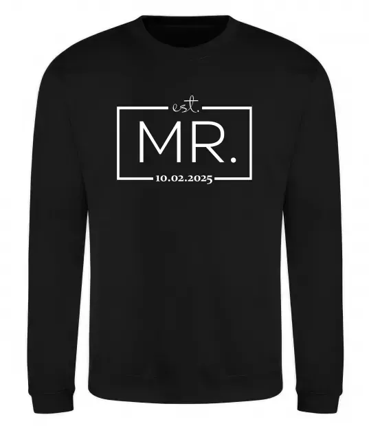 Свитшот До річниці весілля Mr. Черный фото
