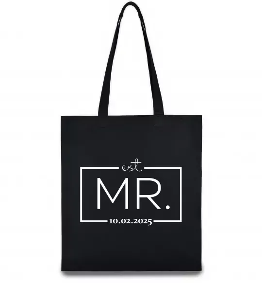 Еко-сумка До річниці весілля Mr. Чорний фото