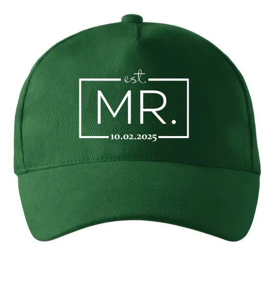 Кепка До річниці весілля Mr. Темно-зеленый фото