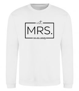 Світшот До річниці весілля Mrs.