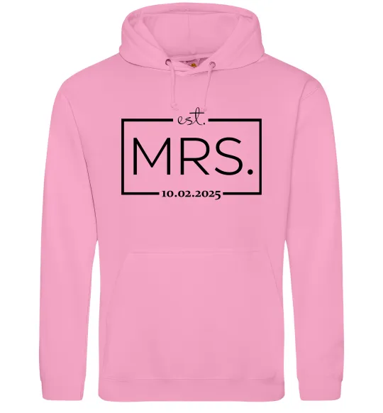 Жіноча толстовка (худі) До річниці весілля Mrs. Рожевий фото