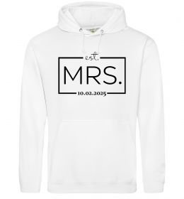 Жіноча толстовка (худі) До річниці весілля Mrs. Жіноча толстовка (худі) До річниці весілля Mrs.