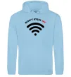 Чоловіча толстовка (худі) Don`t steal my WIFI Блакитний фото