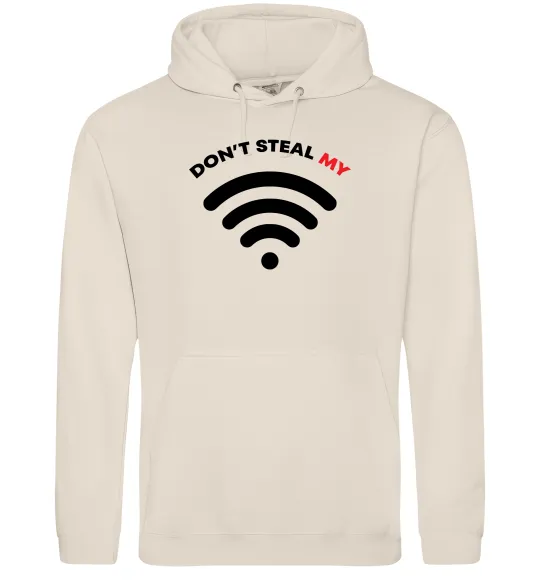 Мужская толстовка (худи) Don`t steal my WIFI Таш фото