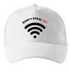 Кепка Don`t steal my WIFI Білий фото