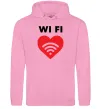 Жіноча толстовка (худі) WIFI pair Рожевий фото