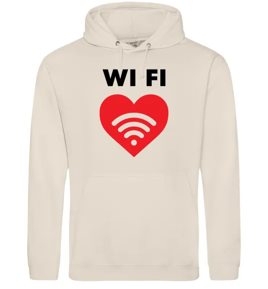 Женская толстовка (худи) WIFI pair Таш фото