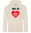 Женская толстовка (худи) WIFI pair Таш фото