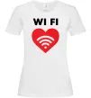 Женская футболка WIFI pair Белый фото