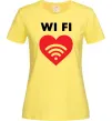 Женская футболка WIFI pair Лимонный фото
