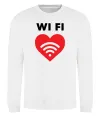 Свитшот WIFI pair Белый фото