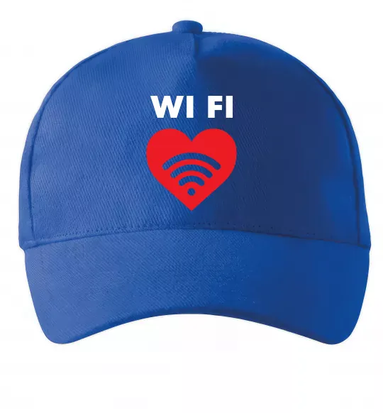 Кепка WIFI pair Ярко-синий фото