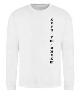 Свитшот Дата річниці ВИШИВКА